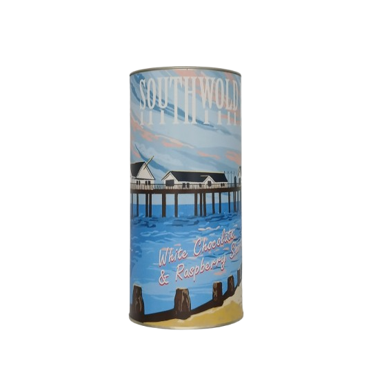 Southwold Pier Raspberry & White Chocolate Shortbread