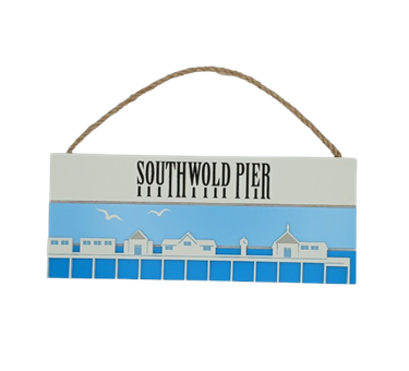 Southwold Pier Silhouette Sign