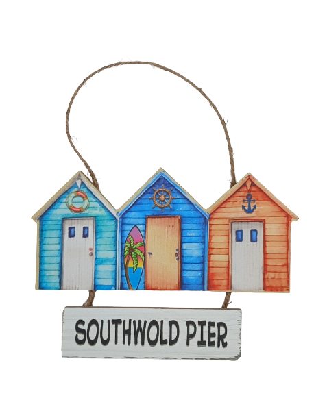 Southwold Pier Wall hanger- set of 3