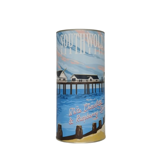 Southwold Pier Raspberry & White Chocolate Shortbread