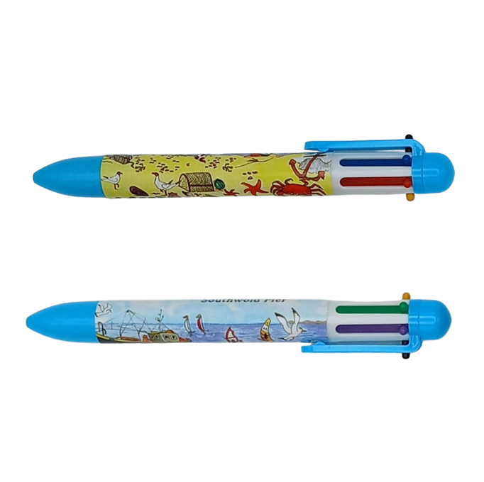 6 colour pen Seaside 6 Colours