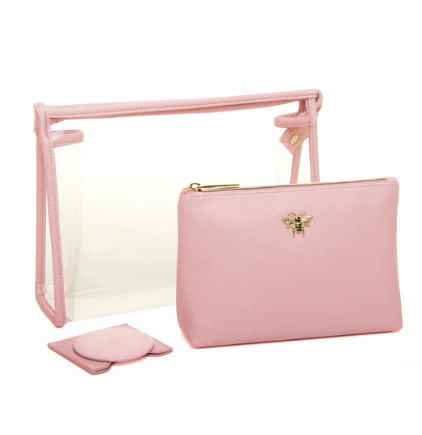 Pink 3 piece beauty set