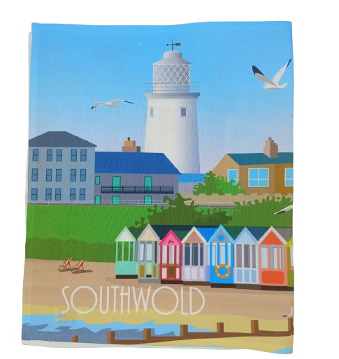 Tea Towel Retro Southwold