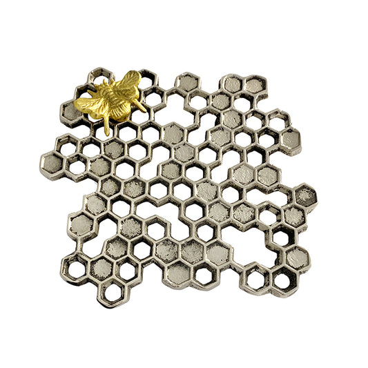 Buzzy Bee Honeycomb Trivet