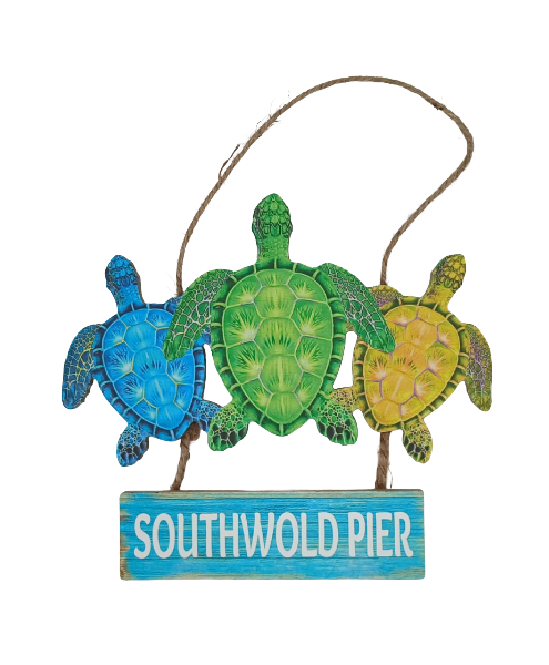 Southwold Pier Wall hanger- set of 3
