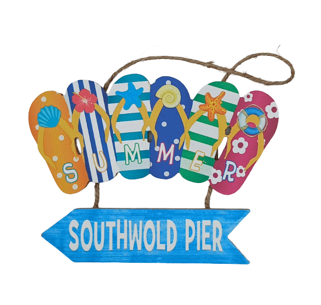 Southwold Pier Wall hanger- set of 3