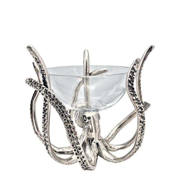 Mini Octopus Stand with Glass Bowl
