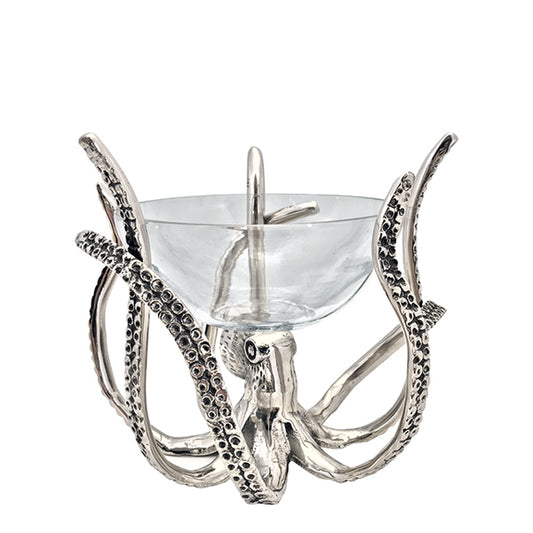 Mini Octopus Stand with Glass Bowl