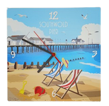 Retro Clock Southwold Pier