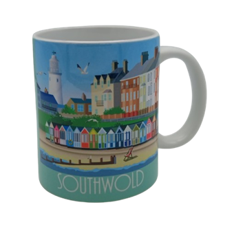 Retro Ceramic Mug Southwold